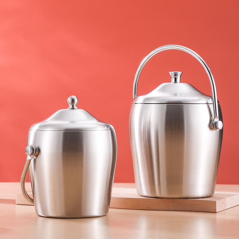 不锈钢冰桶香槟桶红酒冰镇扎啤酒冰块桶ktv酒吧保温冰酒桶冰粒桶