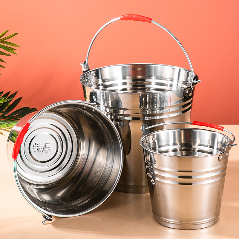 不锈钢水桶家用手提式幼儿园垃圾