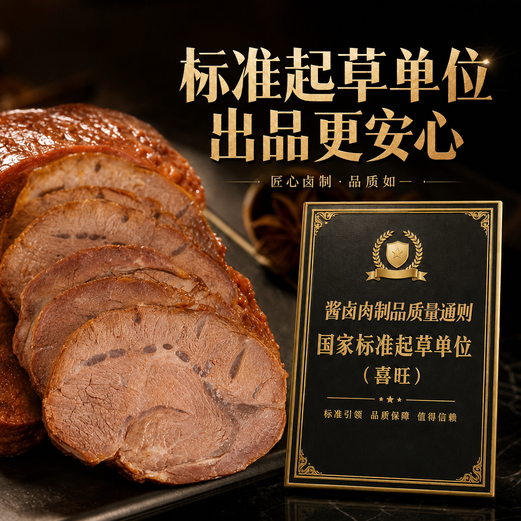 喜旺传统酱牛肉卤牛肉即食熟食速食冷吃牛肉零食牛腱肉下饭菜
