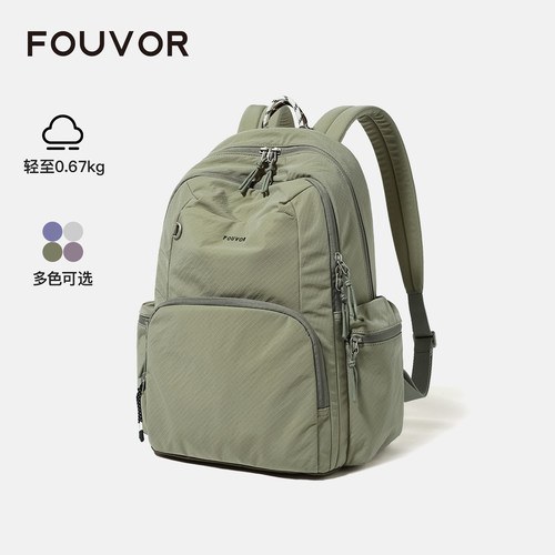 Fouvor火狐超轻旅行电脑双肩包女