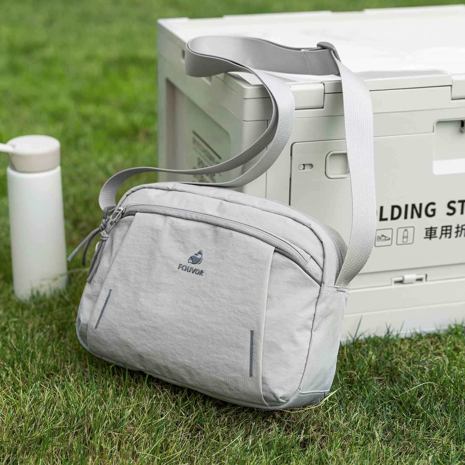 火狐小斜挎包女2026新款帆布女包通勤妈妈时尚单肩牛津布包包女士