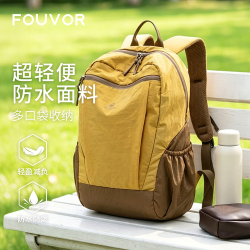 Fouvor防水大容量旅行双肩包女
