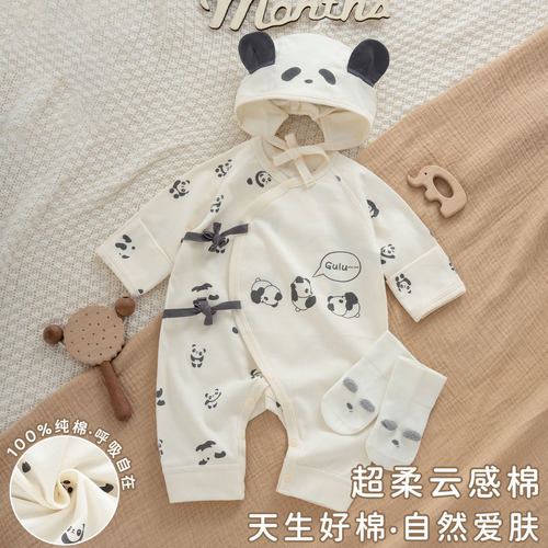 新生儿宝宝衣服洋气秋冬打底哈衣