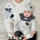 马年宝宝新生婴儿衣服连体春秋满月男女宝宝纯棉爬服百日睡衣套装