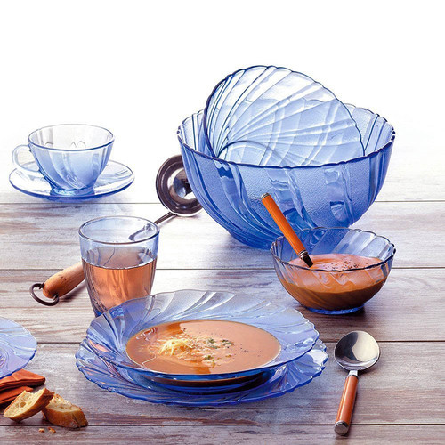 法国进口钢化玻璃餐具多莱斯茶杯