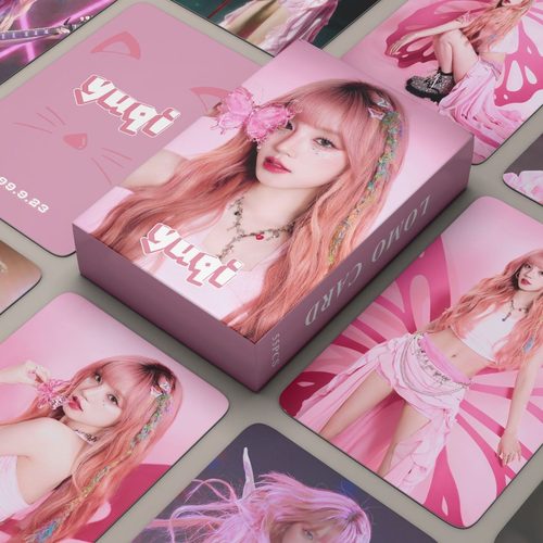 (G)I-DLE女团宋雨琦小卡女娃非官方正版收藏高清LOMO卡片闺蜜礼物