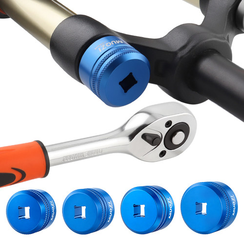 MUQZI自行车前叉肩盖套筒扳手适用ROCKSHOX/SUNTOUR避震气叉上盖
