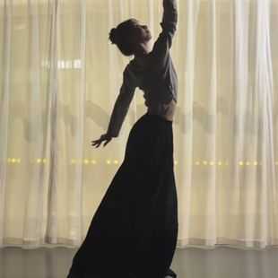 宁老师同款亲爱的你啊舞蹈服现代舞女练功服艺考生长袖形体服上衣