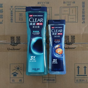 180小瓶装 清扬男士 沐浴露3X净澈清爽深海控油滋润400g