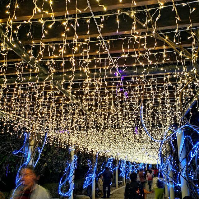 led满天星冰条灯烧烤餐吧酒吧吊顶屋檐门口垂挂装饰挂灯节日彩灯