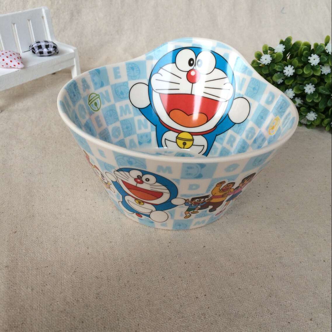 五和密胺餐具  哆啦A梦深碗卡通碗可爱宝宝碗    DL-W6016|msdalam kategori pinggan mangkuk, pinggan mangkuk, Bowl - dari Buy2taobao.com untuk memberikan perkhidmatan ejen Taobao profesional membeli