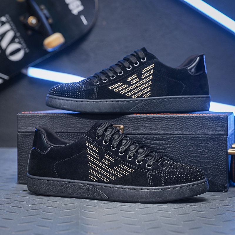 休闲板鞋男精神小伙发型师鞋