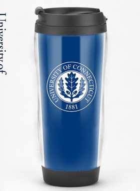 美国学校定制 康涅狄格大学UCONN周边留学生精美纪念品马克水杯子