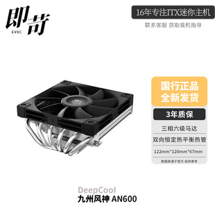 下压式 九州 AN600 67mm高多兼容全金属平台扣具 DeepCooI 散热器