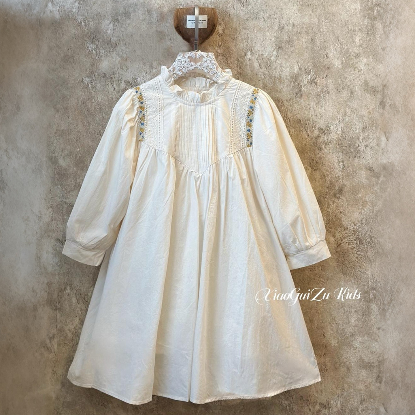 女童连衣裙秋装2026新款儿童森系衬衫裙洋气小女孩长袖时髦公主裙