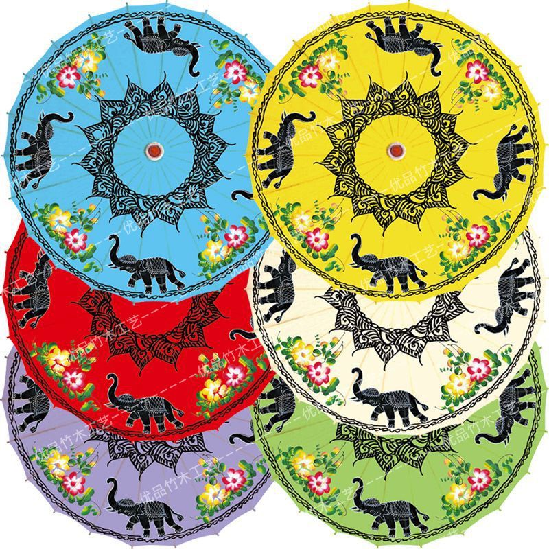 泰国伞缅甸蒲甘伞傣族伞手工伞