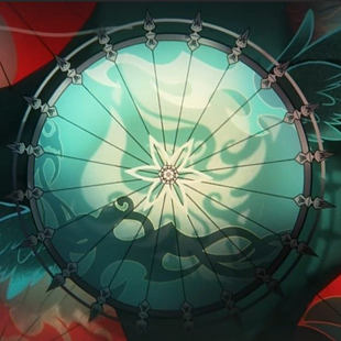 原神cos伞问神山海经帝江魈cosplay伞 魈道具伞 游戏周边