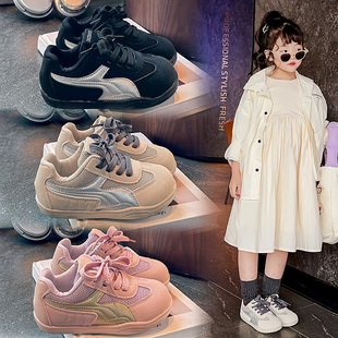 儿童阿甘鞋透气网面女童运动鞋2025新款春款男童鞋子春季宝宝板鞋