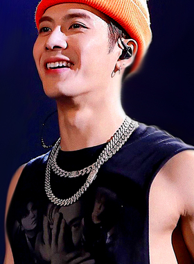 钛钢嘻哈CUBAN街头男女项链