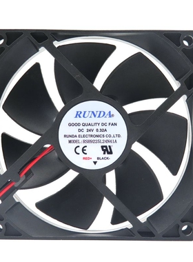 全新现货 RUNDA RSH9225L24N41A 24V 0.32A 9CM  电焊机散热风扇