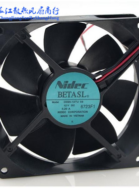 Nidec 9025 9CM 12V 0.2A D09A-12TU 03富士变频器工控机散热风扇