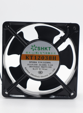 全新 KT12038H散热风扇 120S/B 2123HSL轴流风机 220V-240V