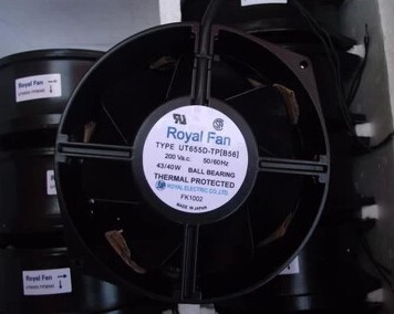 Royal FanTYPE UT655D-TP(B56) 200V 50/60Hz 全金属散热风扇