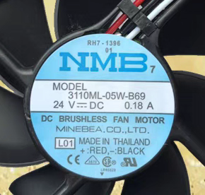 NMB 3110ML-05W-B69 24V 0.18A 8025 8CM 8025超静音机箱风扇