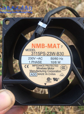 原装NMB 8038 230V 10/8W 3115PS-23W-B30 8厘米散热风扇