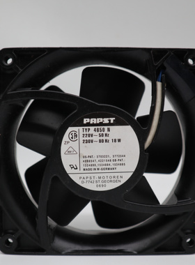 12CM 230V德国风机 ebmpapst 4650N/4656N/4658N/4558N/4650N-465