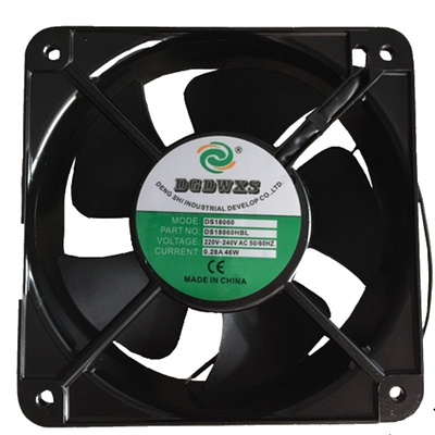 DGDWXS DS18060HBL 220/240V 0.28A 46W(滚珠轴承)散热风扇机柜