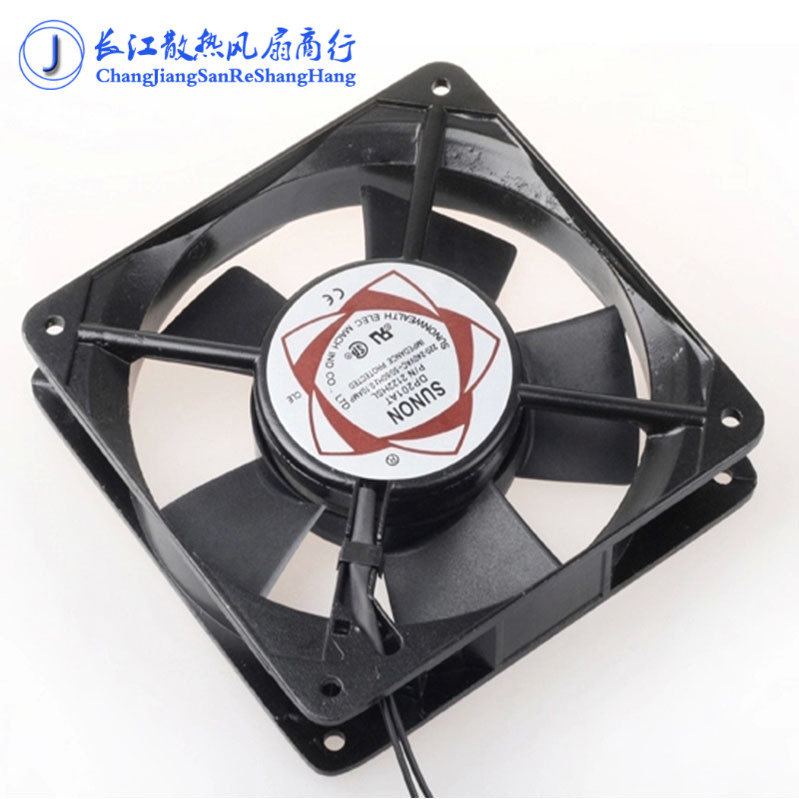 工业交流风扇12厘米风扇 12CM散热风扇12025超大风力机柜风扇220V
