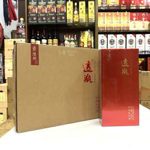 景阳冈水晶透瓶38度500ml整箱6瓶纯粮酒正品保真 红色