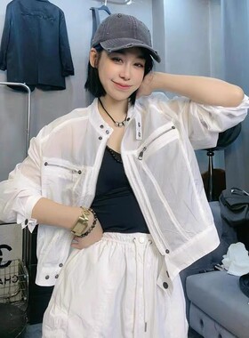 欧货轻薄透肤洋气防晒衣女洋气