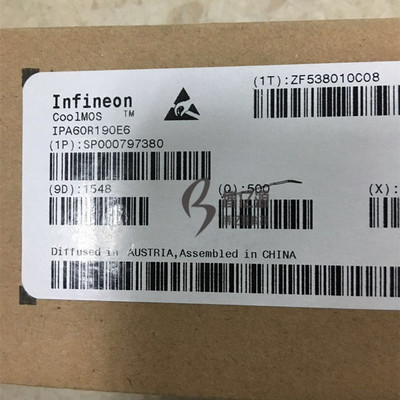 原装正品直插IPA60R190E6 丝印6R190E6 TO-220F mos管 600V 20.2A