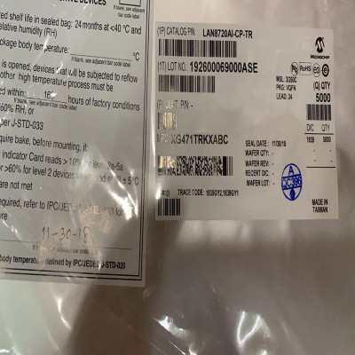 原装正品贴片LAN8720AI-CP-TR 芯片8720A-i 嵌入式外围芯片QFN-24