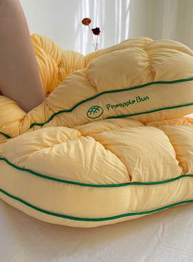 超软菠萝包！助睡眠面包枕家用枕头单人护颈椎枕芯男女生可水洗