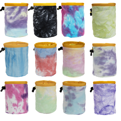 扎染彩色款镁粉袋手工制作