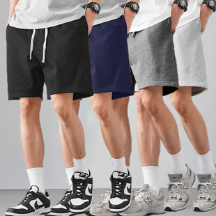 短裤 百搭夏季 国潮美式 纯色宽松款 运动休闲短裤 中青年五分中裤 大码