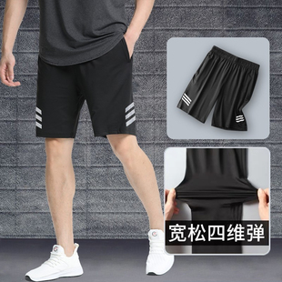 透气休闲训练五分裤 男宽松健身篮球跑步速干夏季 子薄 运动短裤 男士