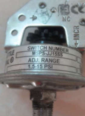 德国直接采购供应BARKSDALE巴士德 压力开关MSPS-JJ15SS 8-10周压