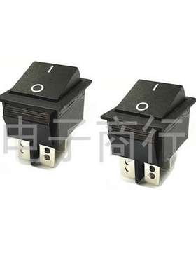 船型SCI新进 开关翘板 台湾进口 R13-69A 4脚2档 黑色无灯