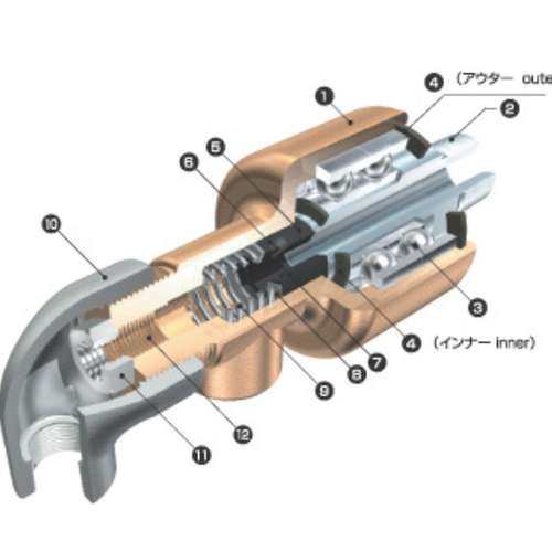 日本takeda武田旋转接头连接器AR2001 RH  AR2002 LH