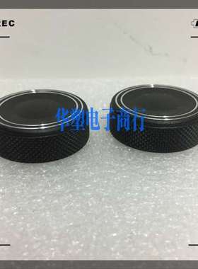 30MM半轴黑色铝合金汽车导航音响CD收音机帽子数字旋钮电位器