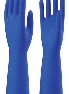 SHOWA 经过和除臭处理的手套 NO170-L 耐油厚蓝色