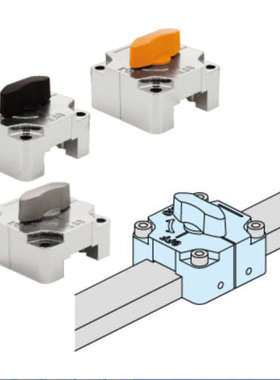日本IMAO今尾QCSQ1212-OG滑动锁紧器QCSQ2509-BK角钢滑动锁紧