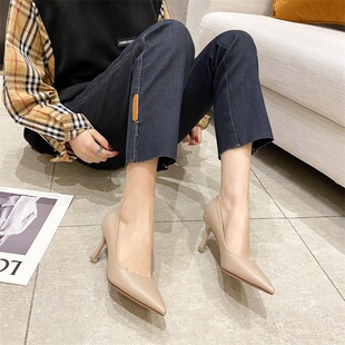 SX775-15 定制职业OL通勤简约高跟鞋韩版尖头细跟单鞋女惠东女鞋