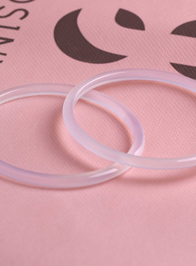 真玉良缘淡雅紫古风女玉髓美人条