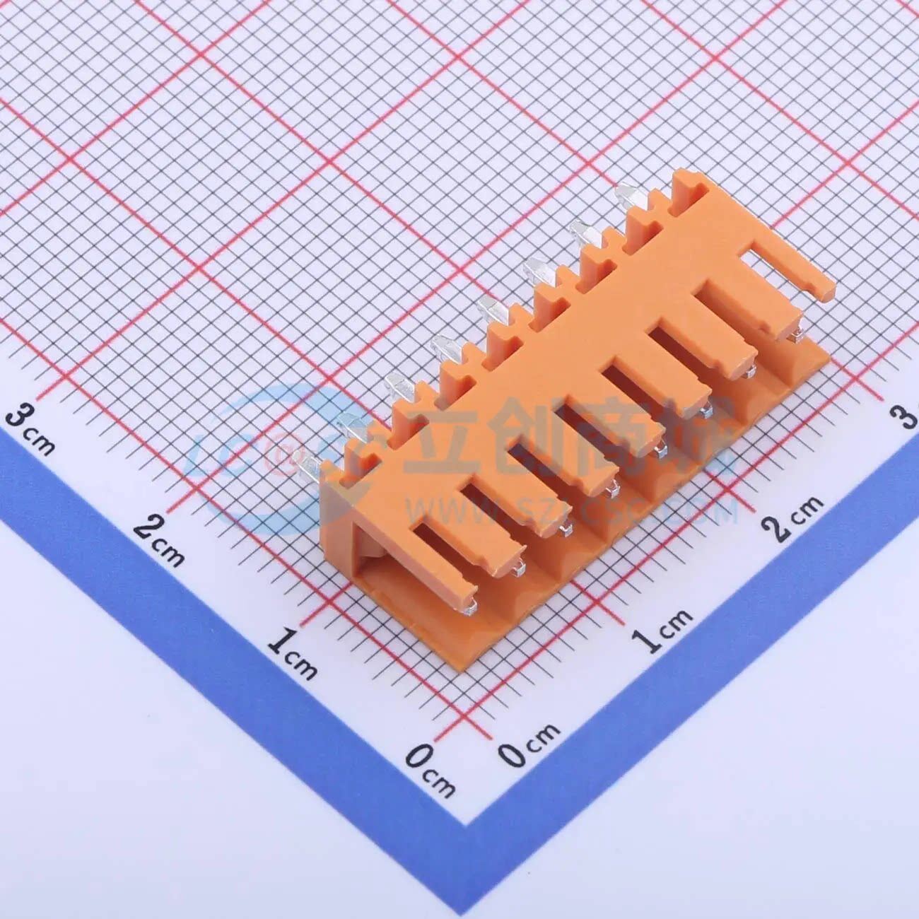 插拔式接线端子KF2EDGJV-3.5-8P 插件3.5mm 1x8P 板端/插座-开口