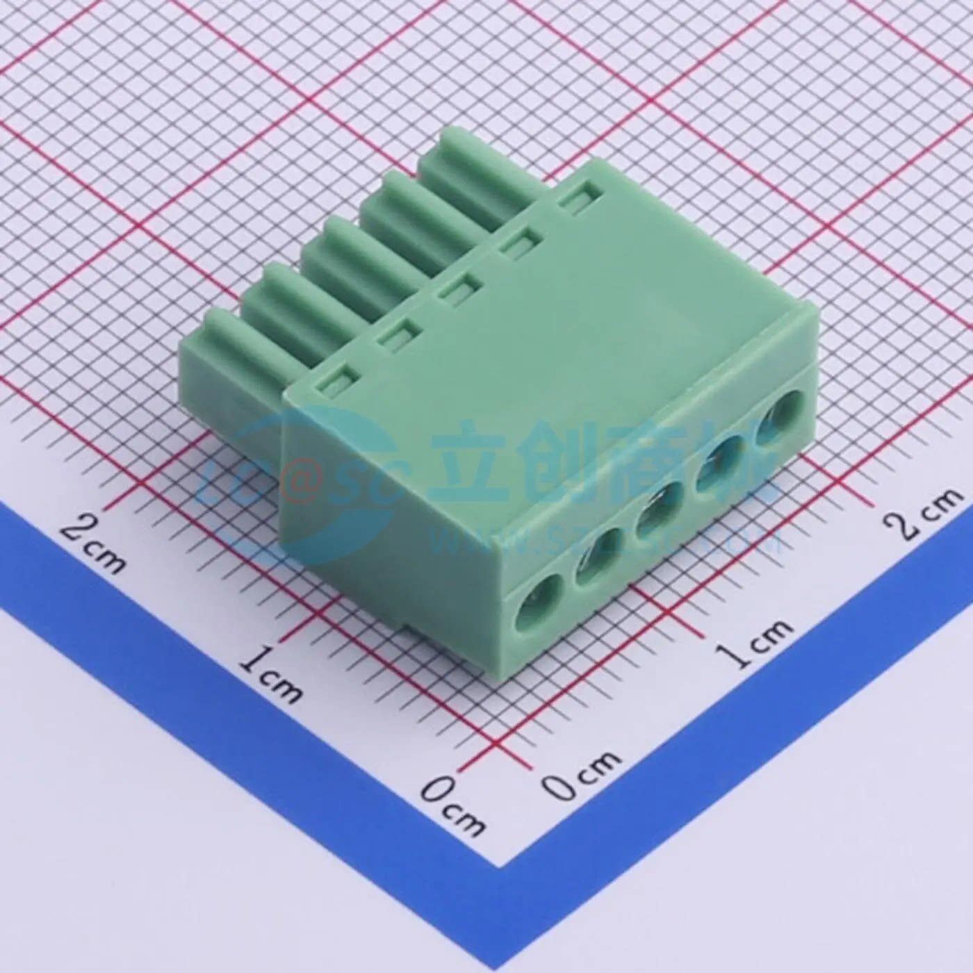 插拔式接线端子KF2EDGKB-3.5-5P P=3.5mm 1x5P 公插头
